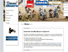 Tablet Screenshot of mscbeuern.de